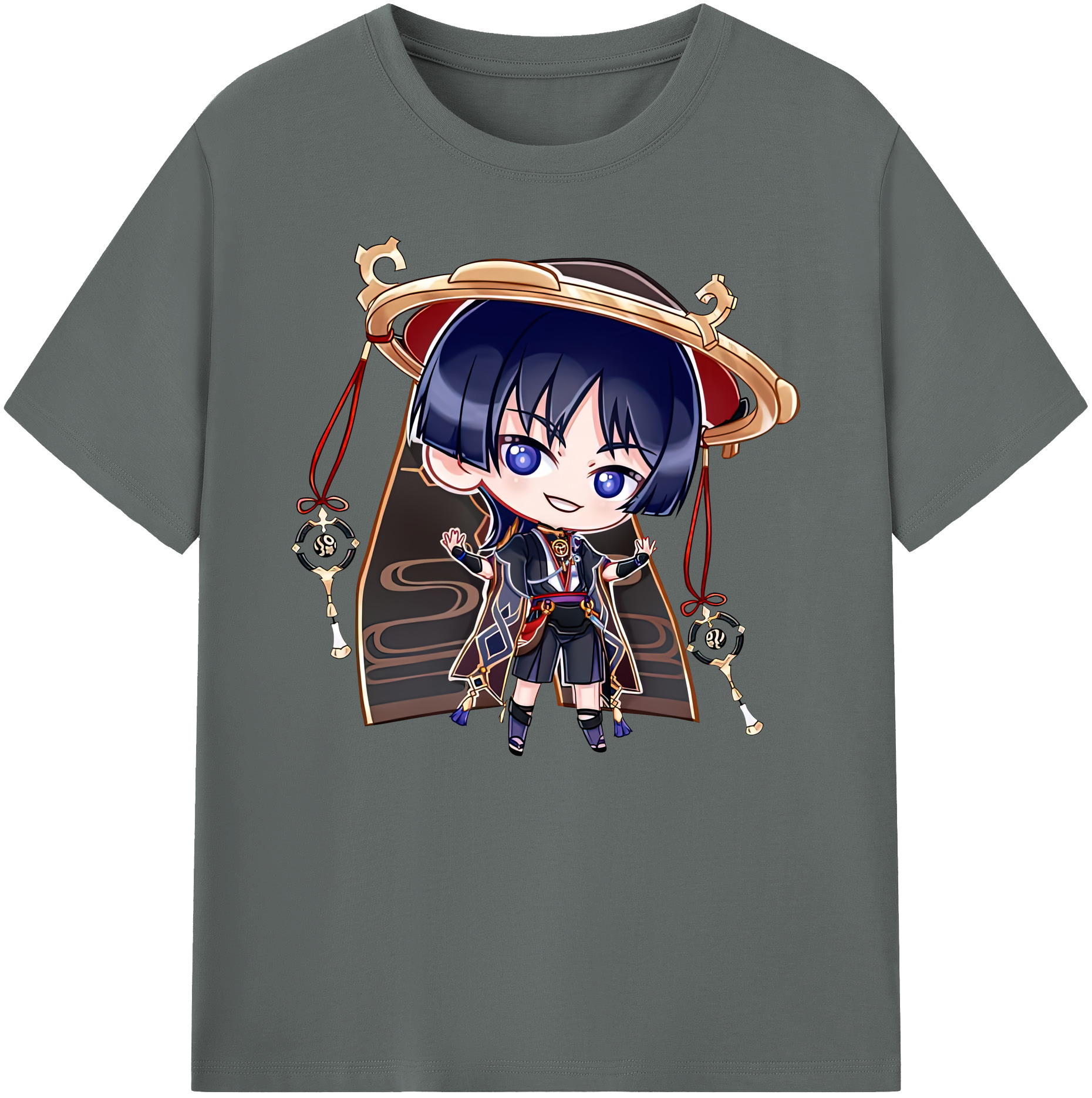 げんし神 さんペい genshin Sanpei 綿100％ メンズ半袖Tシャツ｜肌触りやわらか＆通気性